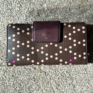 Brown Fossil Wallet
